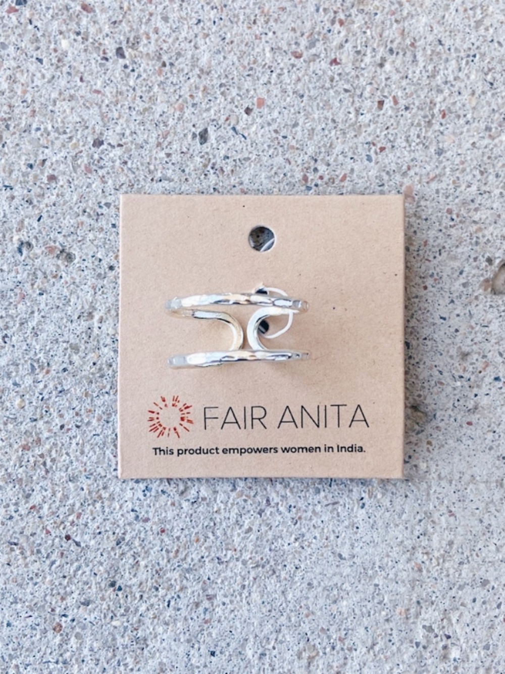 Fair Anita Fair Trade Illusion Ring - Silver